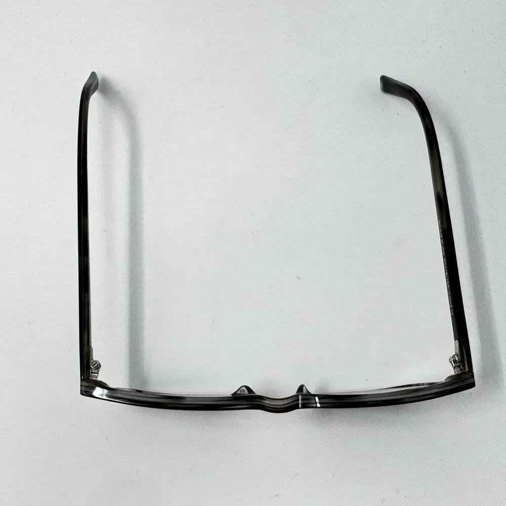 Warby Parker Wilkie M 150 Striped Gray Eyeglass Frames 50-18-145